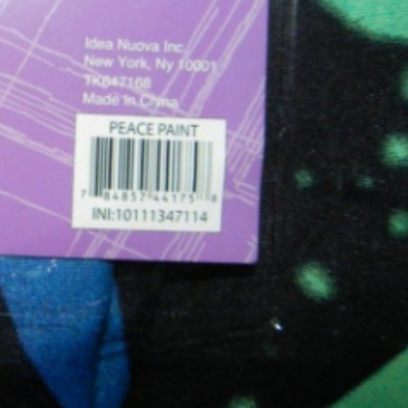 Peace Sign 11pc Comforter Queen bed in a bag/Curtain set🆕FAST📦🏃🏻💨⚡ - Picture 8 of 13